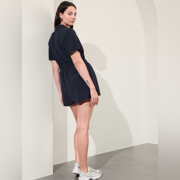 Athleta Avenue Romper // Navy - Picture 7 of 10